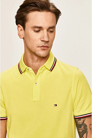 Erkek Dokuma Polo Yaka Kısa Kol T-Shirt