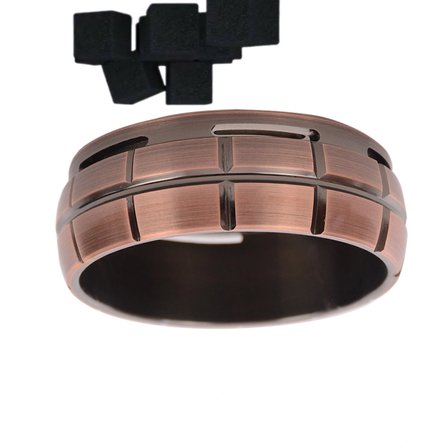 Meka Nargile Aksesuarı Lotus Bakır Kaplama 7 Cm