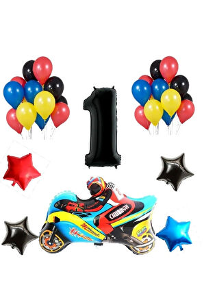 YARIŞ MOTOR TEMALI BALON SET