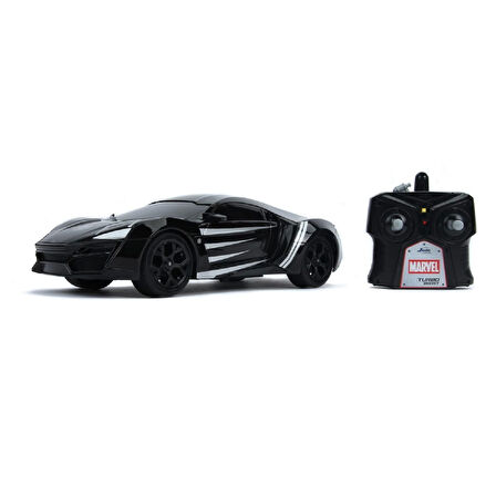 USB Şarjlı Uzaktan Kumandalı 1:16 Avengers Black Panther Lykan Hypersport Araba