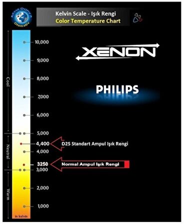 Philips D2S Xenon Standart Ampul 85122 Vis1 Ean- 8727900364910