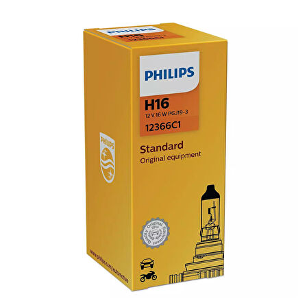 Philips Ampul H16 12V 19W 12366C1