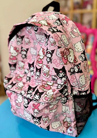 sanrio karakterleri ilköğretim sırt çantası kuromi hello kitty S0003