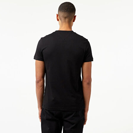 Erkek Dokuma Kumaş Kısa Kol Düz Model T-Shirt