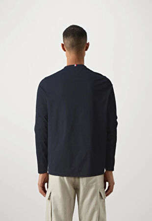 GÖĞÜS ÇİZGİLİ TİŞÖRT - Uzun kollu üst