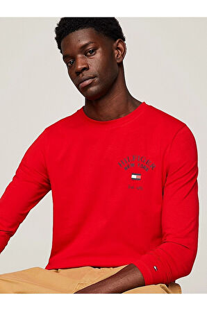 Varsity Logo Uzun Kollu Tişört