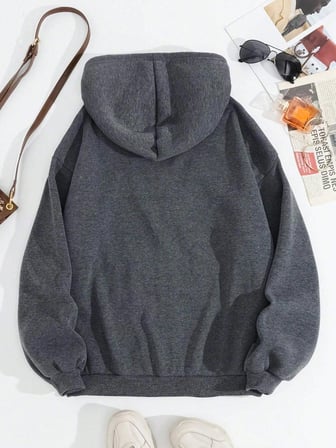 Deniz Biyolojisi Balina Katili Baskılı Kapüşonlu Üstler Kadın Temel Gevşek Sweatshirtler Kışl