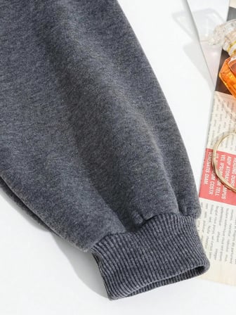 Deniz Biyolojisi Balina Katili Baskılı Kapüşonlu Üstler Kadın Temel Gevşek Sweatshirtler Kışl