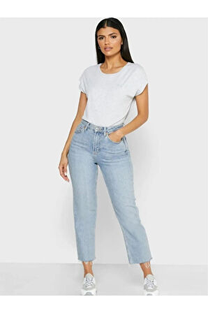 Tommy Hilfıger Kadın Bisiklet Yaka t-shirt