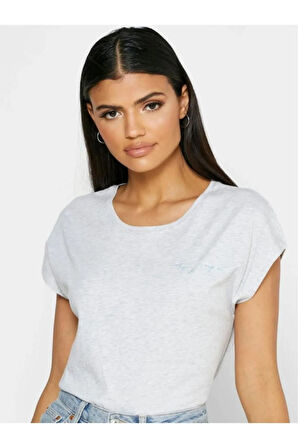 Tommy Hilfıger Kadın Bisiklet Yaka t-shirt