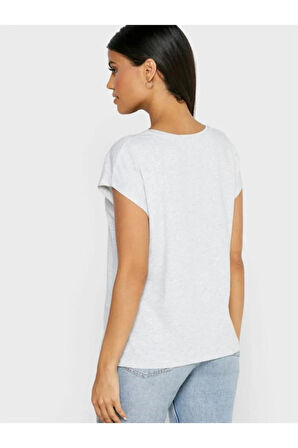 Tommy Hilfıger Kadın Bisiklet Yaka T-Shırt