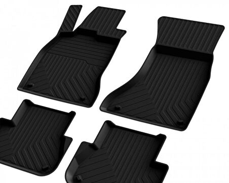 Audi A5 Ferrous 4D Havuzlu Kauçuk Paspas 2008 2016