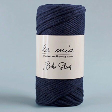 La Mia Boho Slim Lacivert El Örgü İpi -L023 - 34202