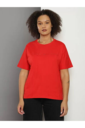 Saf Pamuk Logolu Kadın t-shirt