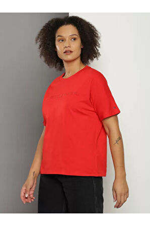 Saf Pamuk Logolu Kadın t-shirt