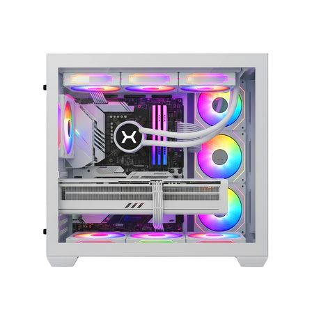 Xaser Shiny X60  Ryzen 5 7500F 16GB DDR5 Ram 1TB M.2 NVMe SSD 8GB RTX5060 Sıvı Soğutmalı Oyuncu Bilgisayarı