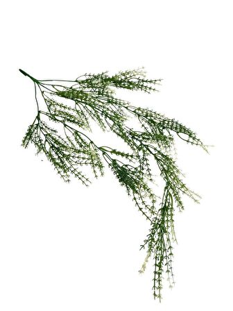 Yapay Çiçek Sarkan Çiçek Yeşil Beyaz Kılçık Yapay Sarmaşık  60*30cm UV Katkılı Güneşe Dayanıklı