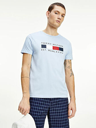 Erkek Baskı Logo Organik Pamuklu Tişört