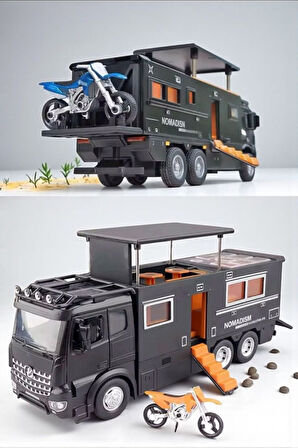 95620 SESLİ VE IŞIKLI ÇEK BIRAK MOTORLU OYUNCAK MODEL KARAVAN