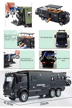 95620 SESLİ VE IŞIKLI ÇEK BIRAK MOTORLU OYUNCAK MODEL KARAVAN