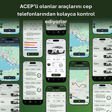 Acep Araç Takip Sistemi (OBD2) + 4 Yıllık Abonelik