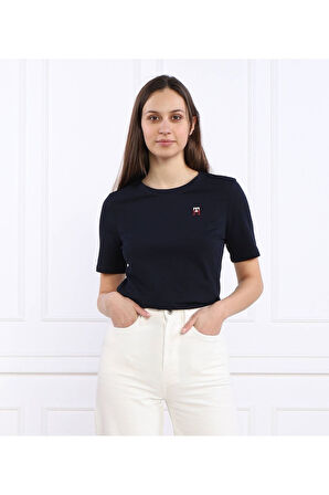 Kadın Pamuklu Nakışlı T-Shirt