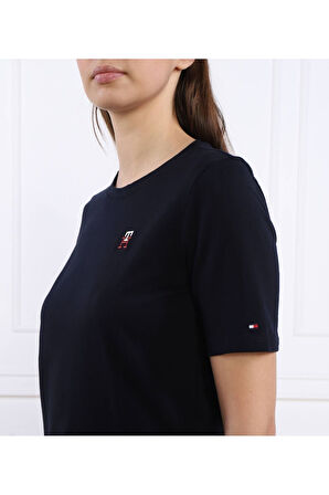 Kadın Pamuklu Nakışlı T-Shirt