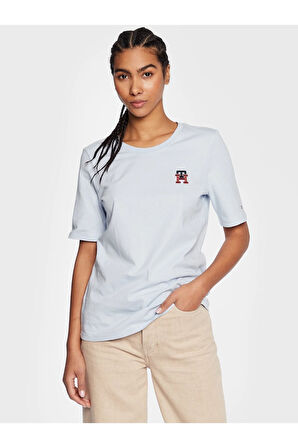 Monogram Kadın T-Shırt Regular Fit