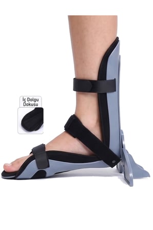 Code: ORT-368 Lüks Ayak İstirahat Ateli (Foot Guard AFO - Lüx Anti-Rotasyon Ateli)