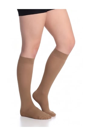 Code: ORT-550-K - CCL-2 ORTA BASINÇ DİZ ALTI ÇORABI ( BURNU KAPALI ) ( TEN RENGİ )