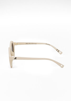 6-36 Ay Polarize Cam Elastik Bebek Güneş Gözlüğü -Kırılmaz Beyaz