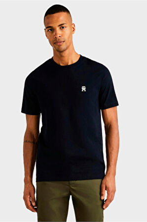 Erkek Dokuma Kumaş Kısa Kol Düz Model T-Shirt