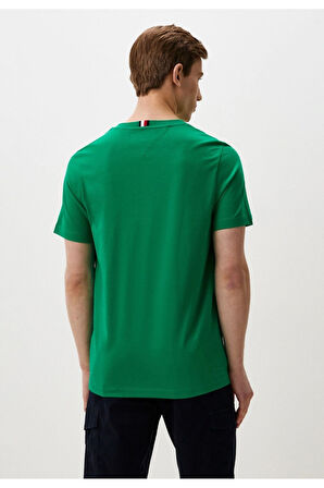 Erkek Dokuma Kumaş Kısa Kol Düz Model T-Shirt