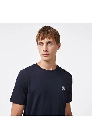 Erkek Dokuma Kumaş Kısa Kol Düz Model T-Shirt