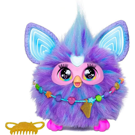 Etkileşimli Pelüş Furby İnteraktif Peluş, Fioletowa 