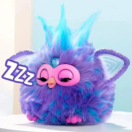 Etkileşimli Pelüş Furby İnteraktif Peluş, Fioletowa 