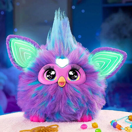 Etkileşimli Pelüş Furby İnteraktif Peluş, Fioletowa 