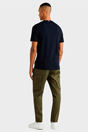 Erkek Dokuma Kumaş Kısa Kol Düz Model T-Shirt