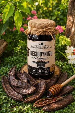 Doğal Keçiboynuzu Pekmezi 480 ML – Harnup Pekmezi