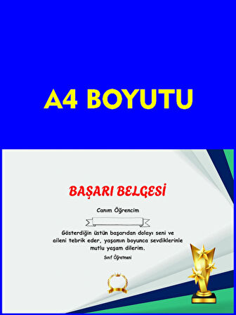 BAŞARI BELGESİ 40 ADET