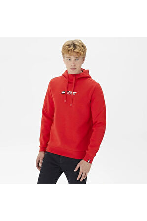 Essentials Regular Fit Kapşomlu Sweatshırt