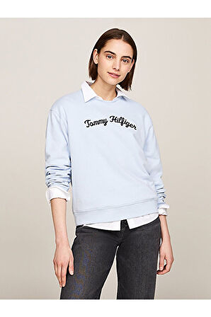 El Yazılı Nakışlı Sweatshirt