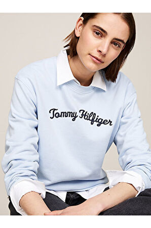 El Yazılı Nakışlı Sweatshirt
