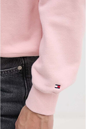 Kapşonlu El Yazılı Nakışlı Sweatshirt