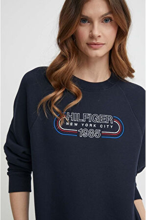 Nakış Aplike Logo Sweatshirt