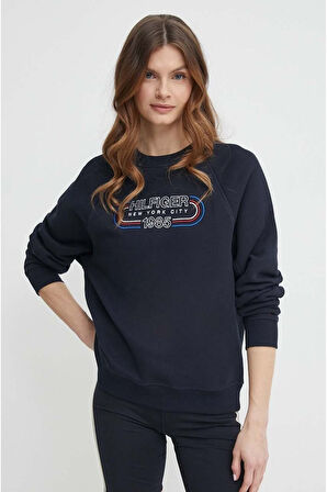 Nakış Aplike Logo Sweatshirt