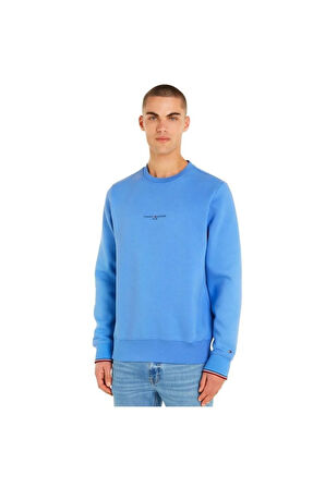 Erkek Marka Logo Uzun Kollu Sweatshirt