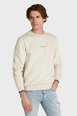 Erkek Marka Logo Uzun Kollu Sweatshirt