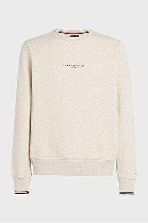 Erkek Marka Logo Uzun Kollu Sweatshirt