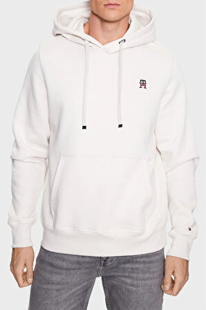 Erkek Regular Fıt Küçük Nakış Logo Sweatshirt